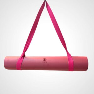 Pink Power מזרן Snake Pro ורוד אנטי החלקה ורצועת נשיאה ורודה - מציאון
